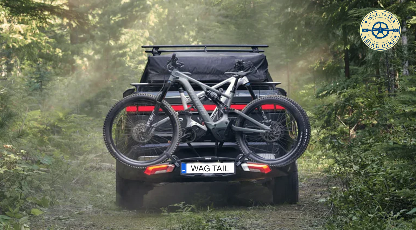 Tow bar mounted 2 to 4 bike carrier