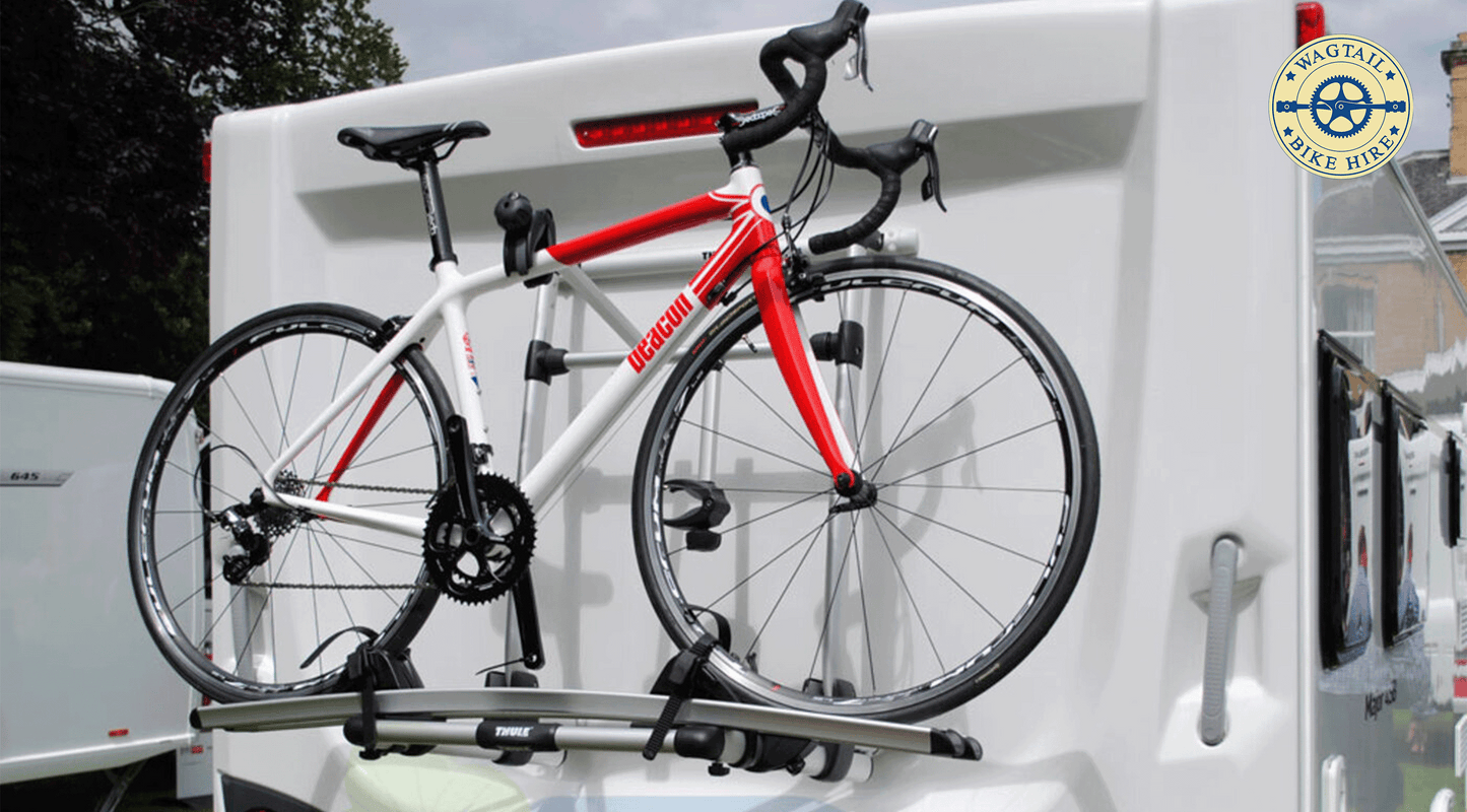Rear mounted bike carrier for Cars, Motorhomes and Caravans