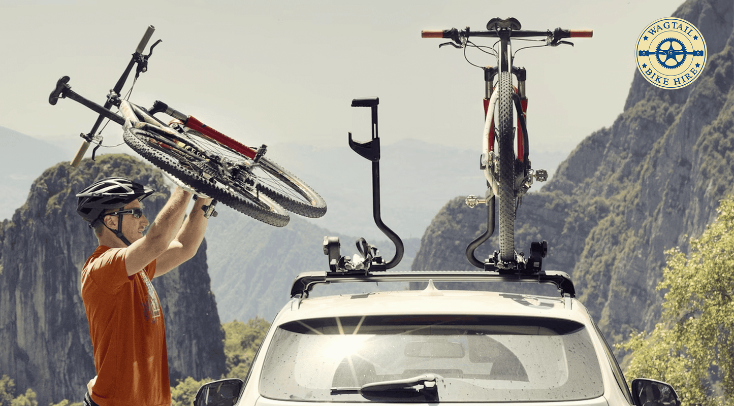 Car roof mounted bike carriers and roof bars